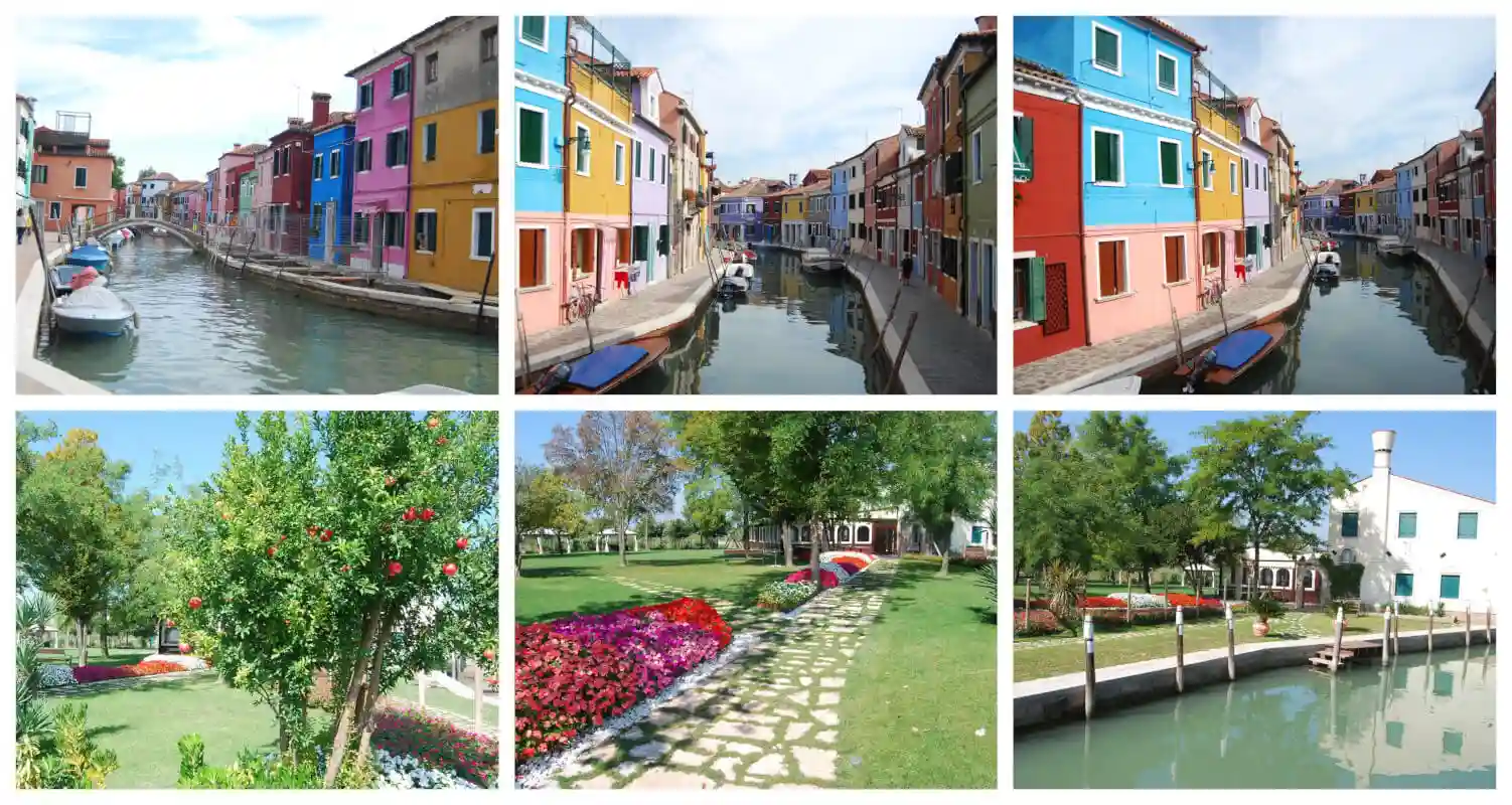 Murano, Burano and Torcello cities